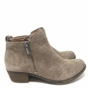 Lucky Brand Basel suede booties sz 6